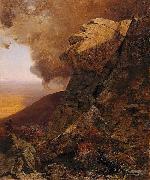 Jervis Mcentee A Cliff in the Katskills oil